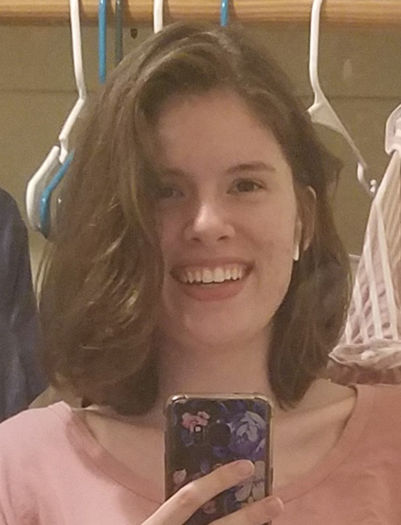 Me with my short hair from senior year of high school.