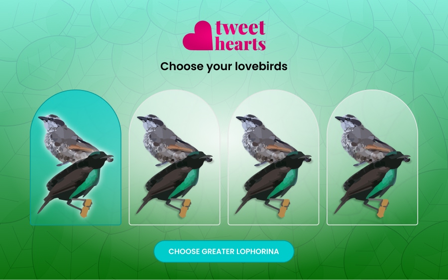 Digital comp of the game's select screen